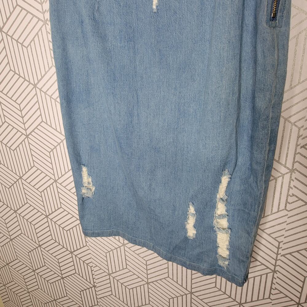 Lucy Paris Jean Skirt Sz Medium - Picture 5 of 9